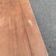 Decapitated opium coffee table in raw wood from the 90s.