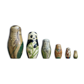 Russian dolls, matryoshka, animals