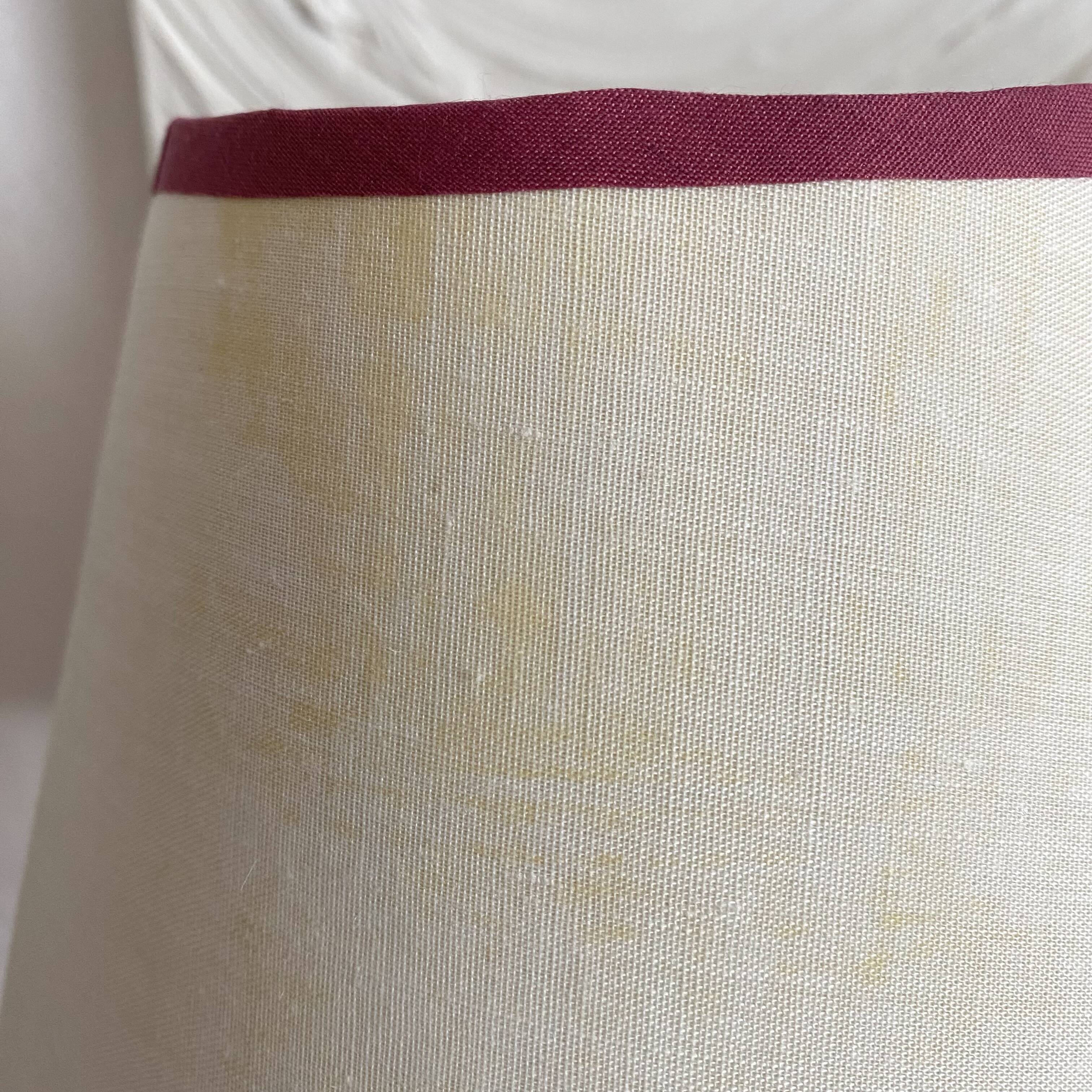 Pair of twisted wooden base lamps