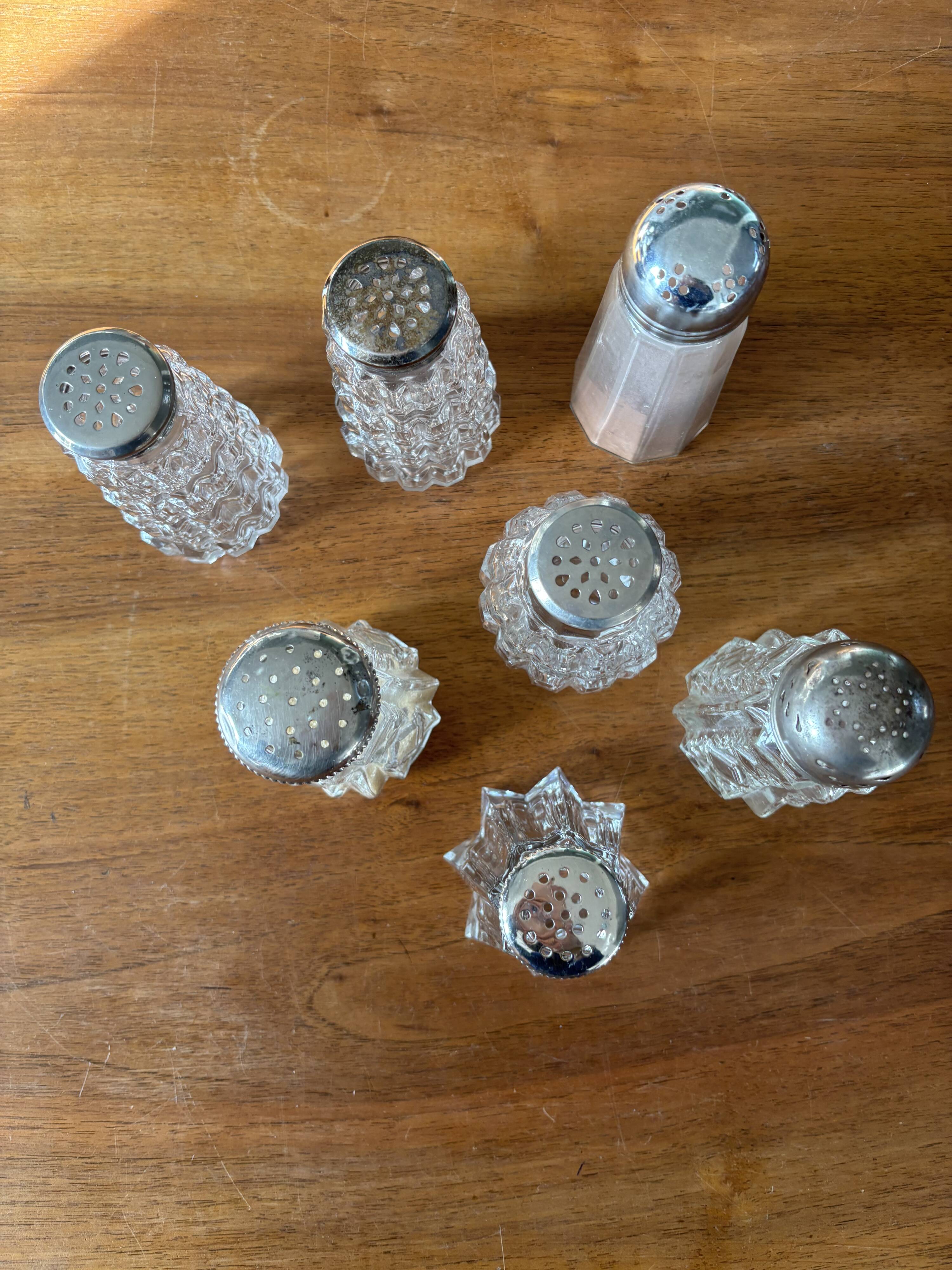 Collection of sugar shakers