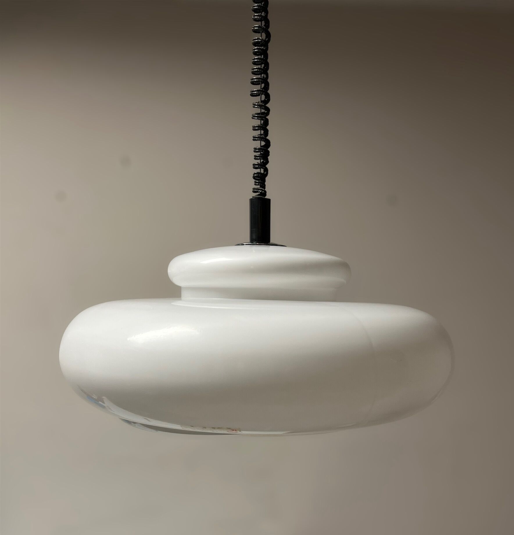 Vintage 60s, mid century hanging lamp, Fratelli Giannelli Firenze Italy