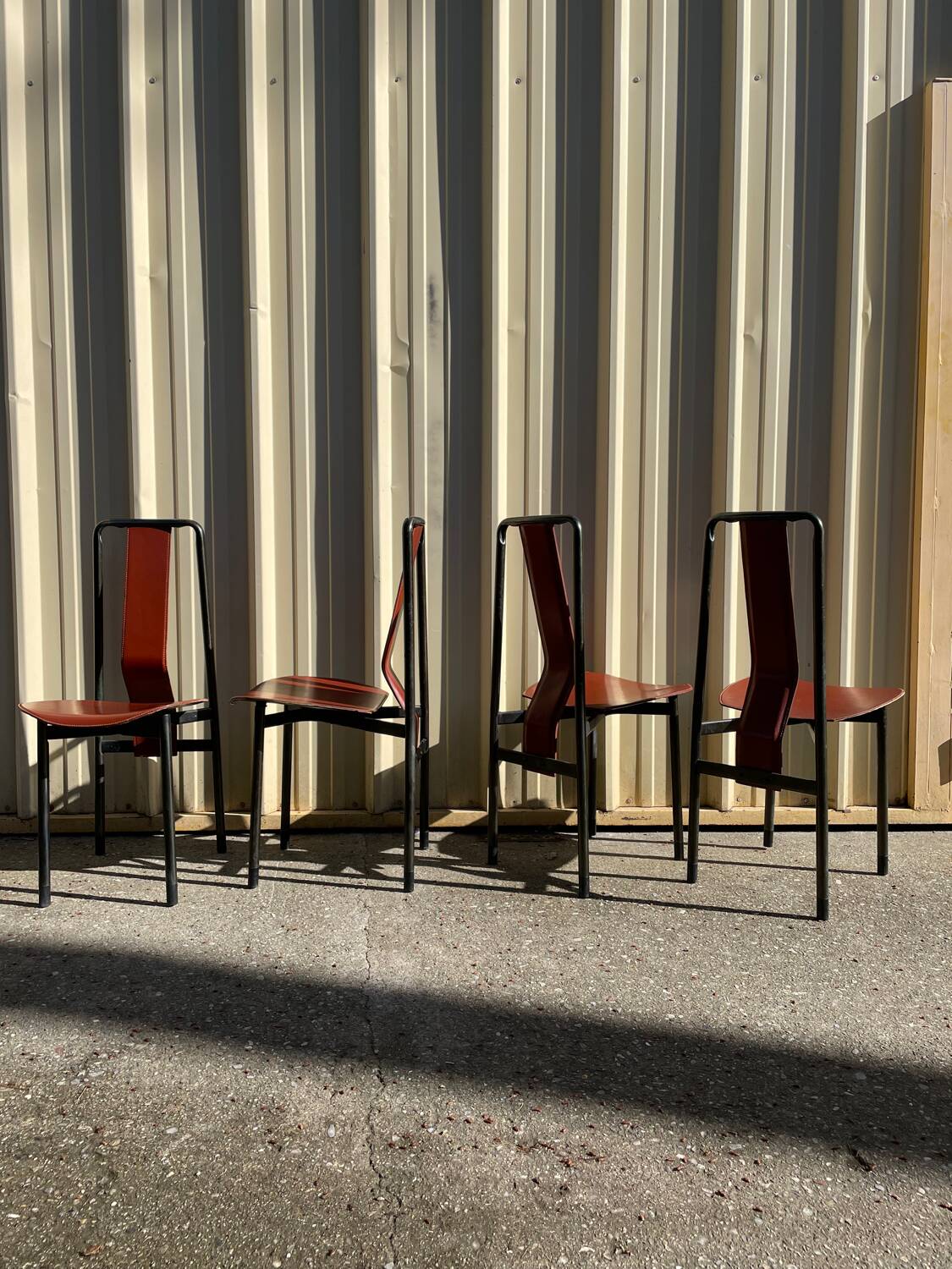 4 Irma chairs by Achille Castiglioni for Zanotta