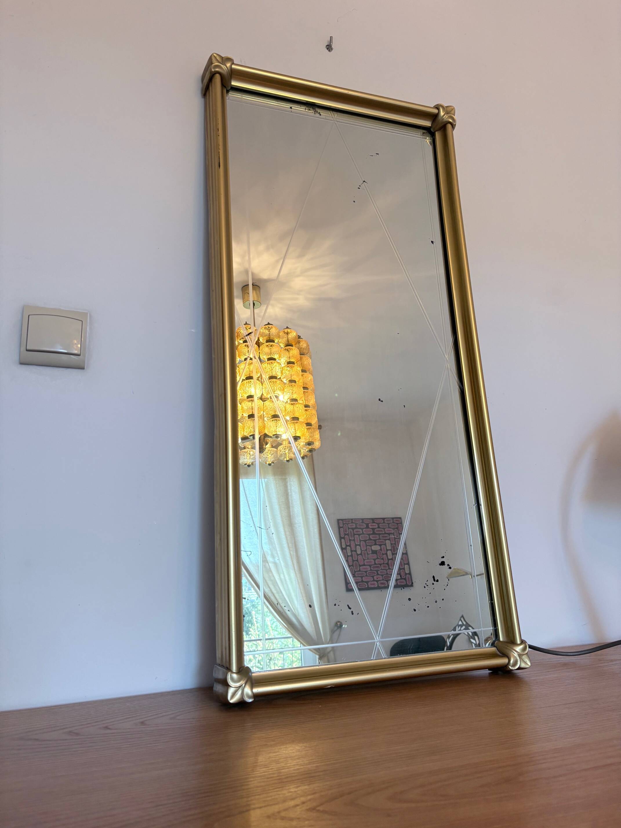Union Kristall Mirror, Germany, 1960s