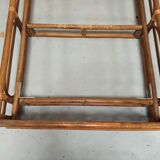 Rattan bamboo bed for one person