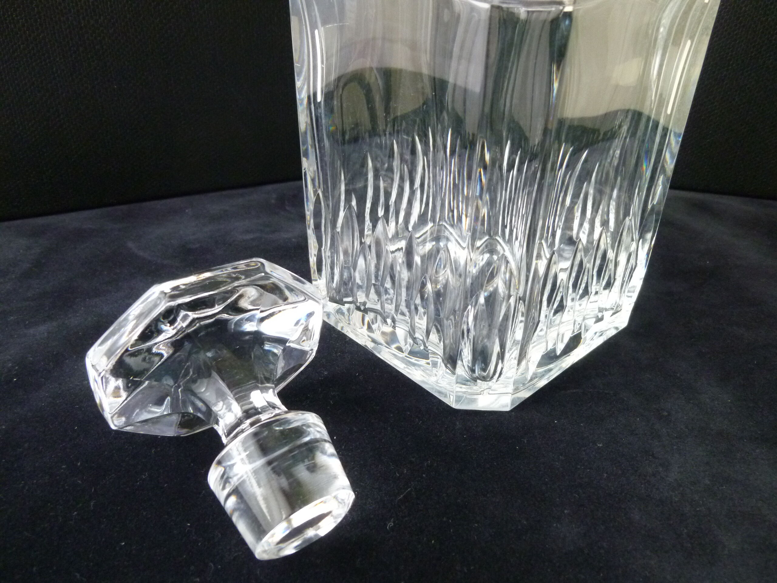 Arques crystal whisky carafe