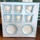 6 Yugoslav porcelain coffee cups - FP Zaječar - white and gilding
