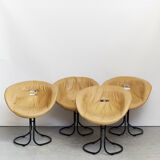 Gastone Rinaldi "Pan Am" Chairs for Rima