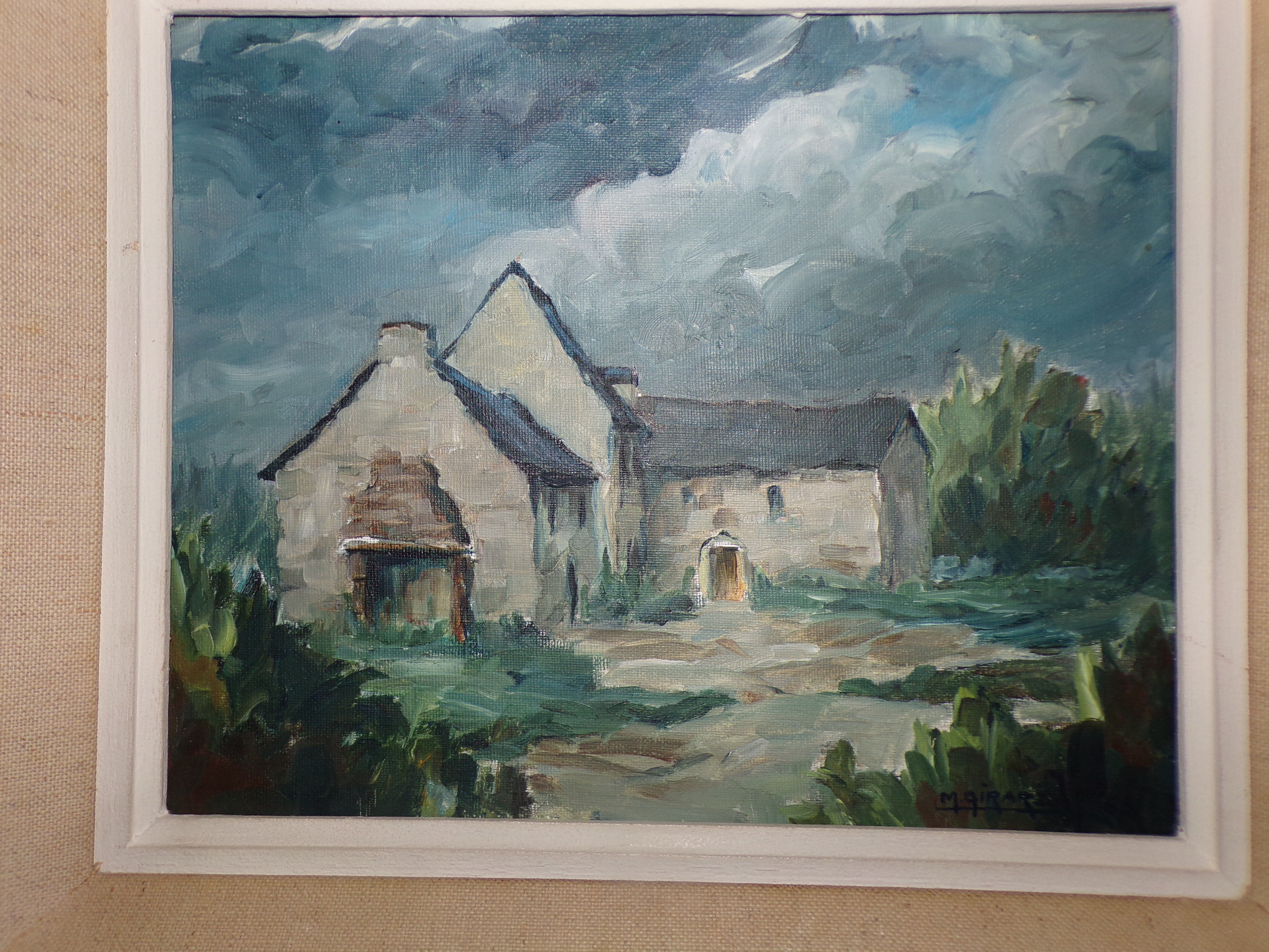 Oil on panel by Michel Girard