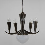 Cubistic Chandelier by IAS, 1910s