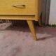 Commode trois tiroirs vintage années 60 pieds compas