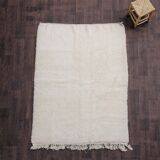 Berber carpet plain soft wool 2x3 m
