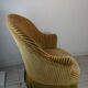 Toad armchair with green fringes