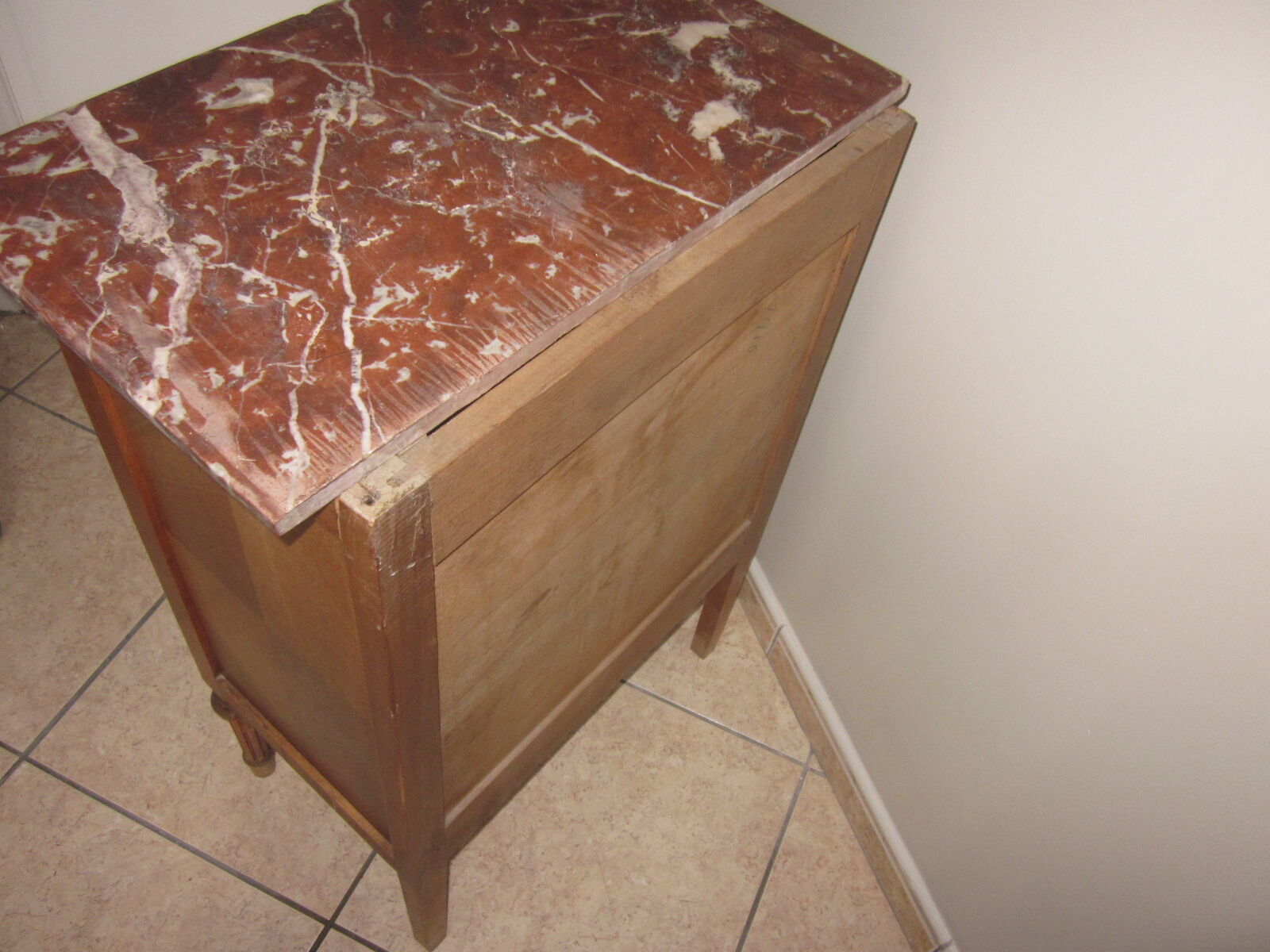 Commode en marqueterie 4 tiroirs 1920