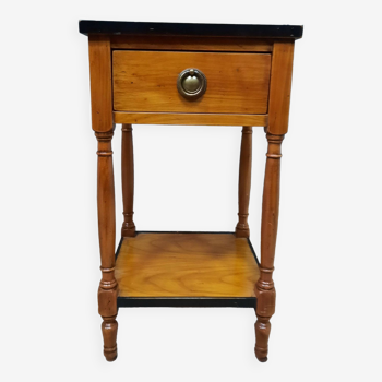 Cherry wood bedside table