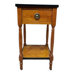 Table de chevet en merisier