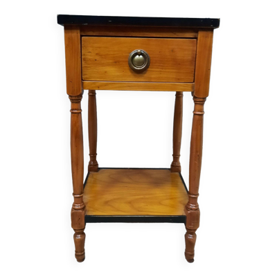 Table de chevet en merisier