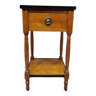 Cherry wood bedside table