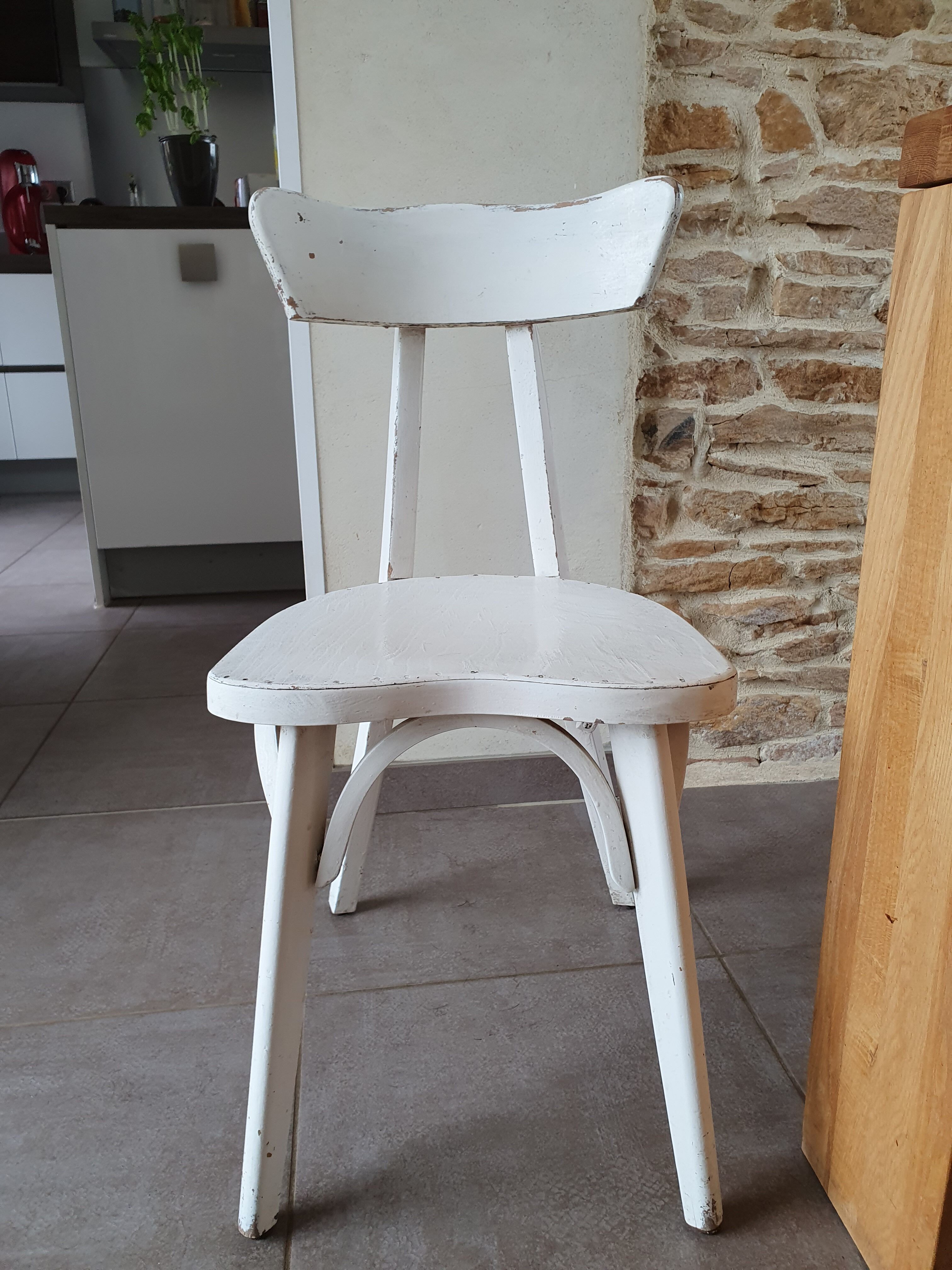 Dressing table and antique chair