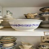 Salad bowl, Maestricht ceramic company, "geranium" service