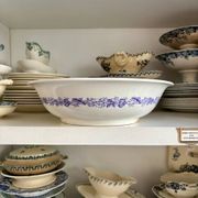 Saladier société céramique maestricht, service "geranium"