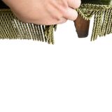 Fauteuil vintage vert mousse / fauteuil une place