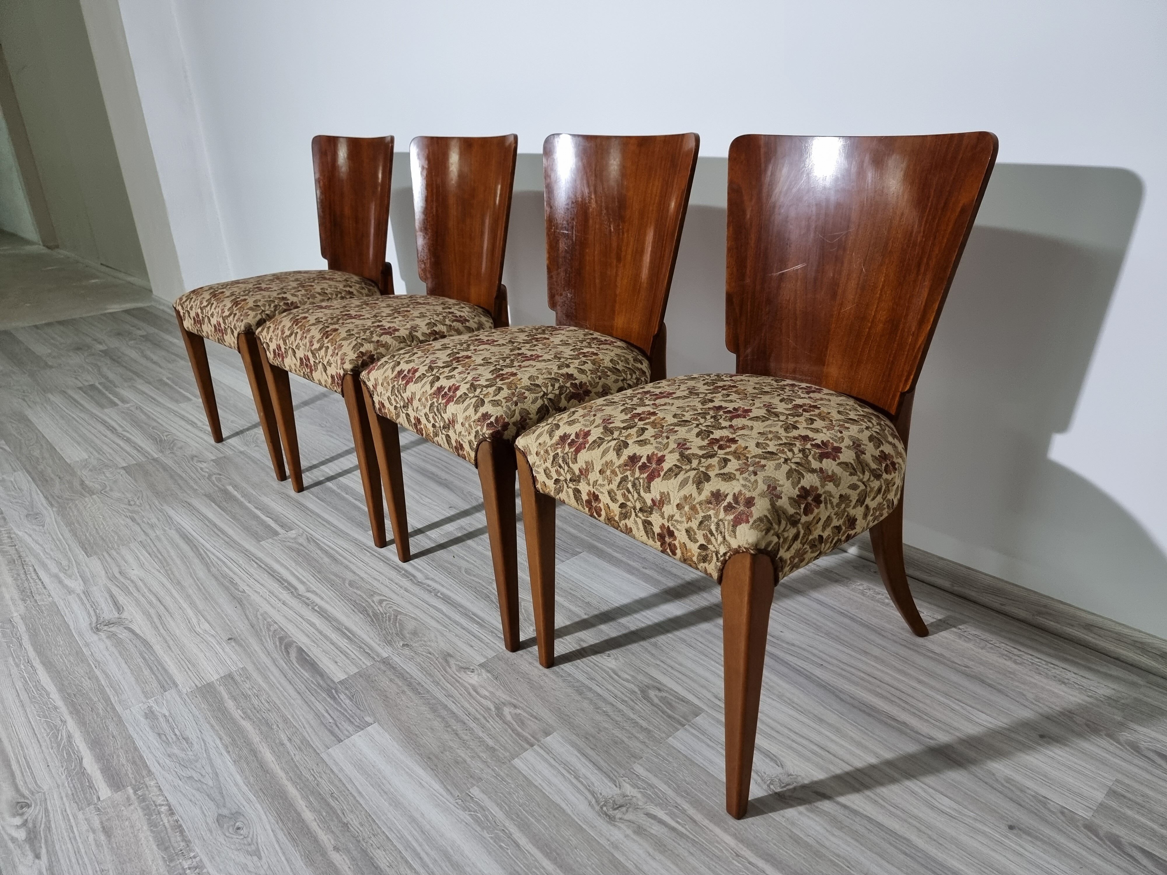 Dining chairs by Jindrich Halabala