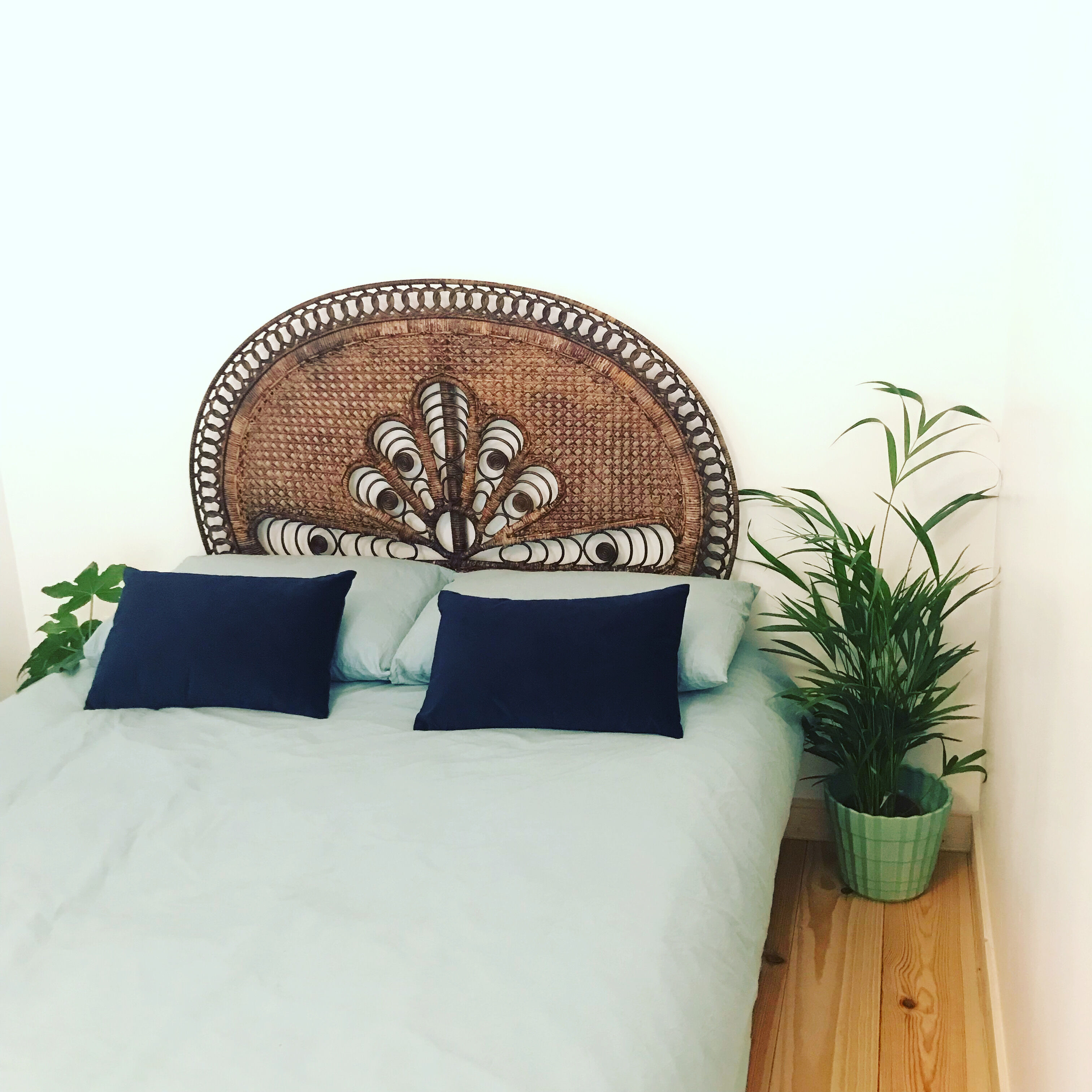 Vintage Peacock headboard