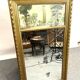 Trumeau mirror gilded wood landscape décor 69x124cm