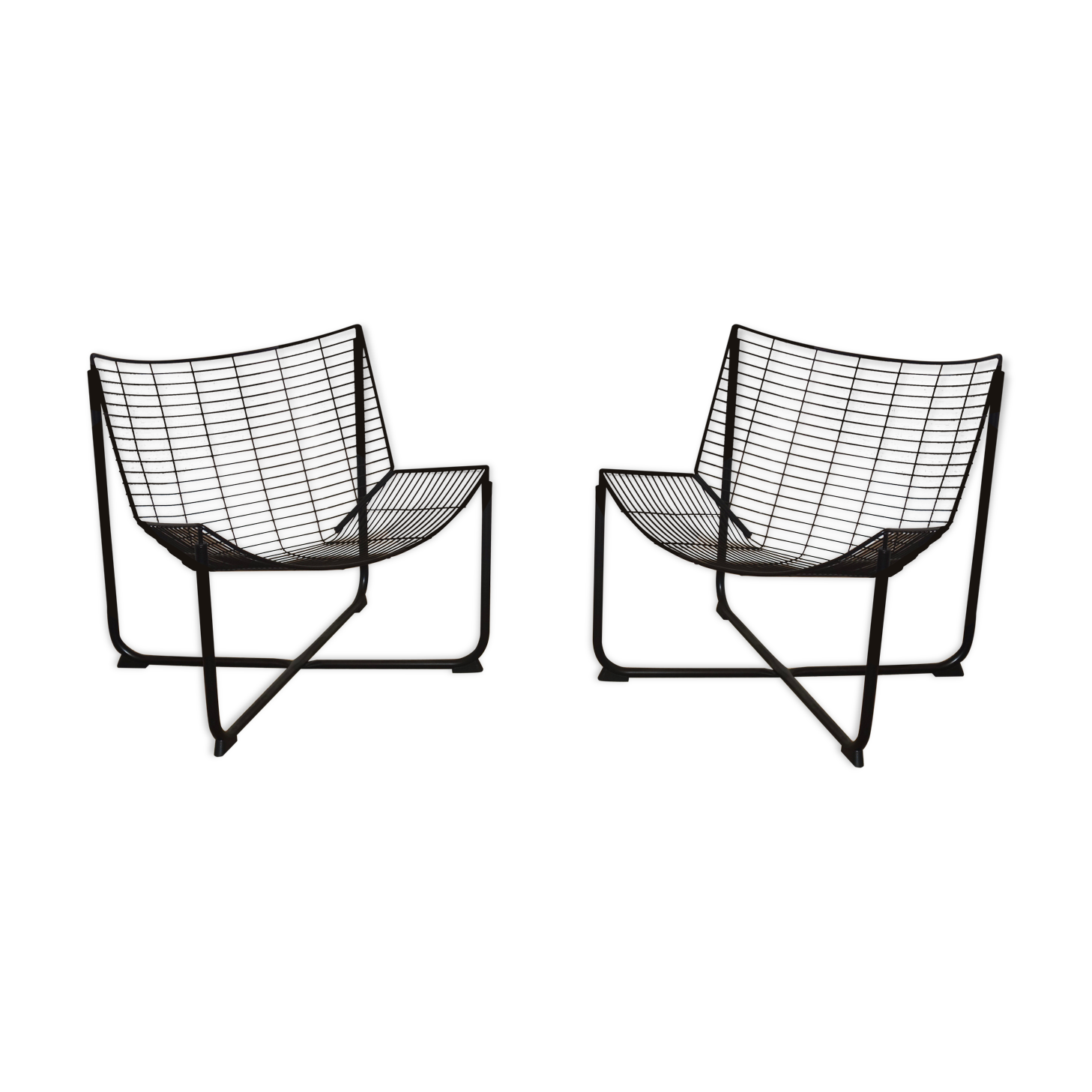 Pair of Jarpen armchairs by Niels Gammelgaard for Ikea 1980s