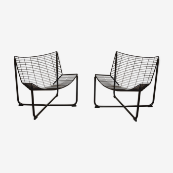 Pair of Jarpen armchairs by Niels Gammelgaard for Ikea 1980s