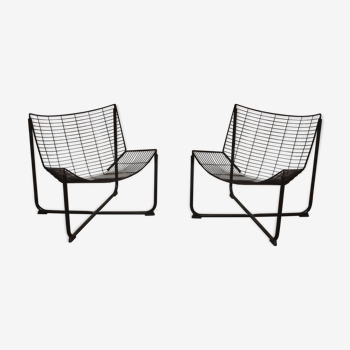 Paire de fauteuils Jarpen de Niels Gammelgaard pour Ikea années 1980