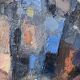Vintage Modernist Swedish School Abstract Oil Painting