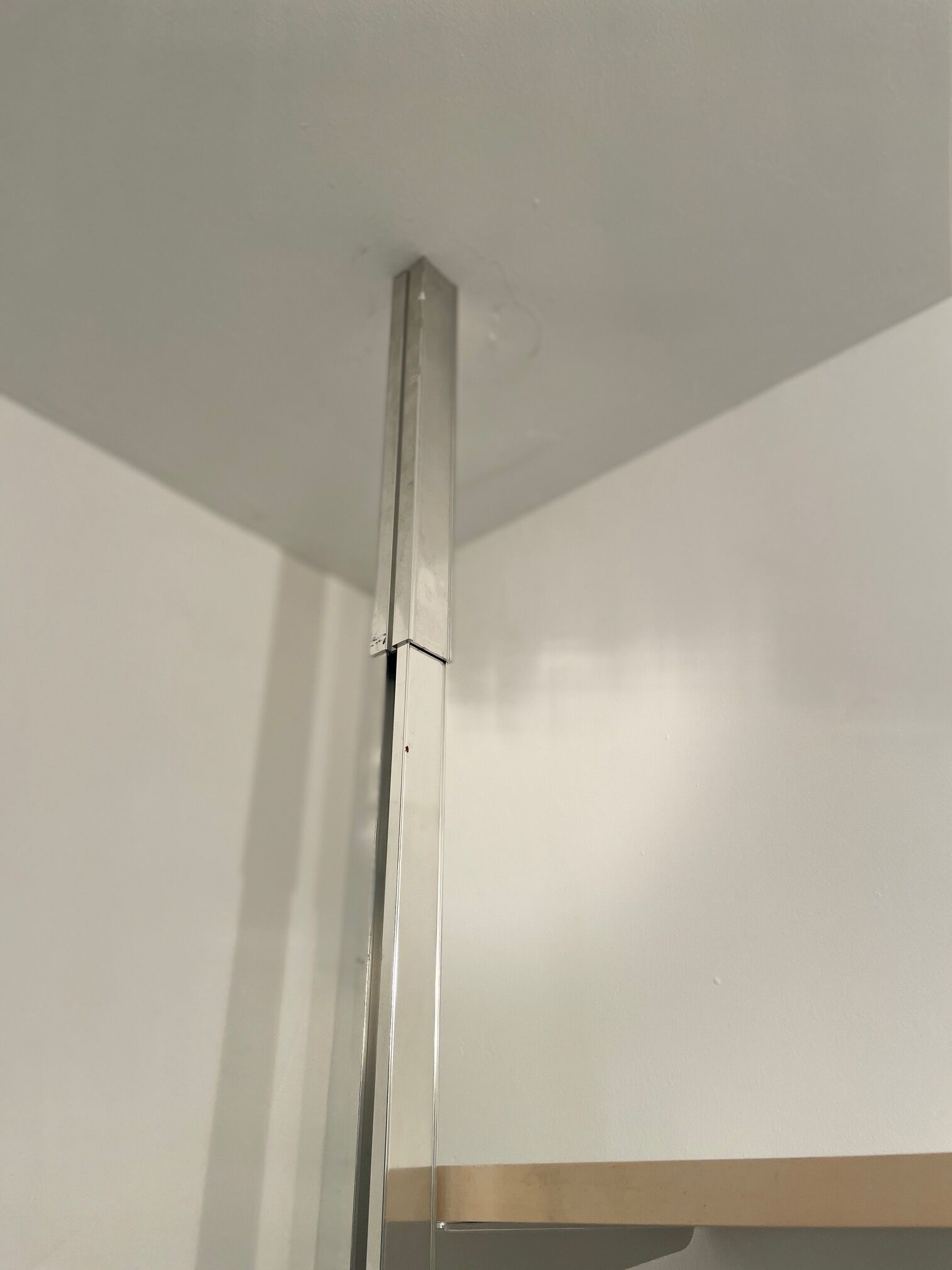 Modular floor/ceiling library with sideboard and secretary