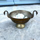 Swan Ice Bucket Brass French Vintage Footed Barware