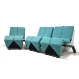 Canapé modulaire post-moderne de style Memphis par Thierry Belt pour Artifort, Pays-Bas années 1980