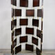 Wooden and brass screen