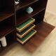 Bookcase with bar cabinet, rosewood veneer, Denmark, 1970s