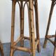 3 rattan bar stools