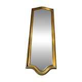 Large long mirror in gilded wood