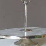 Marble and silver cheese platter