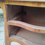 Pair of Louis XV style bedside tables with marble top