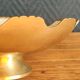 Vintage Enamelled Brass Fruit Bowl – Floral Centrepiece with Edge Fe