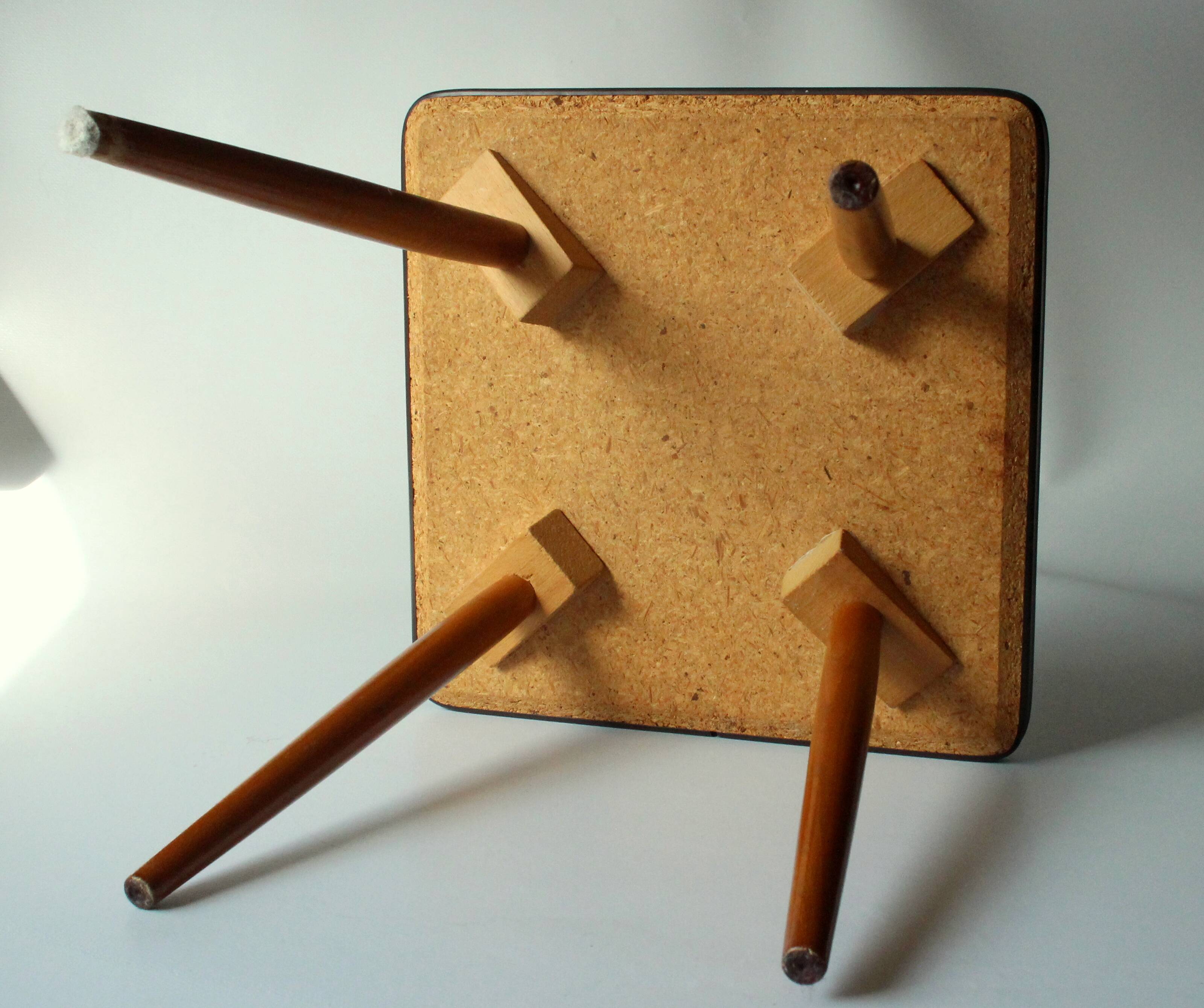 1950s Wooden plant stand, Vintage