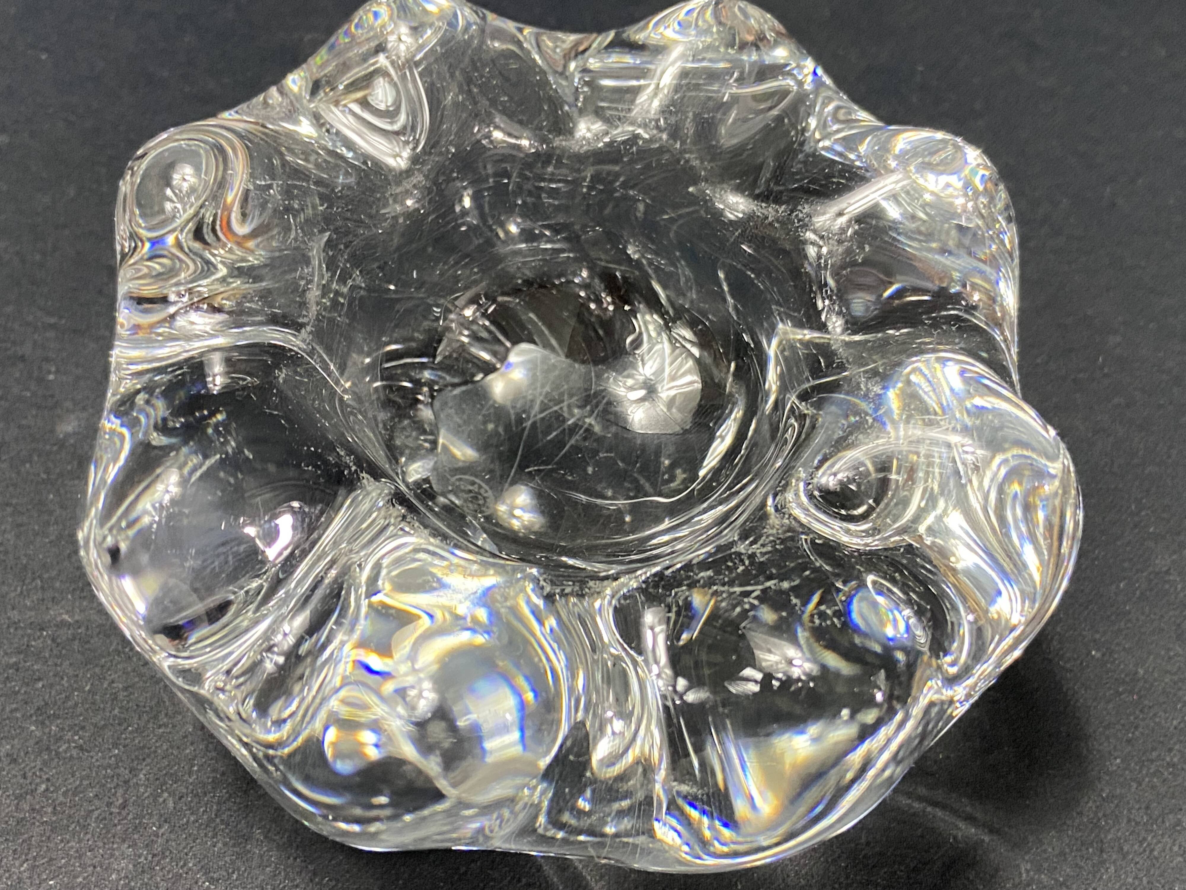 Crystal cup signed BACCARAT