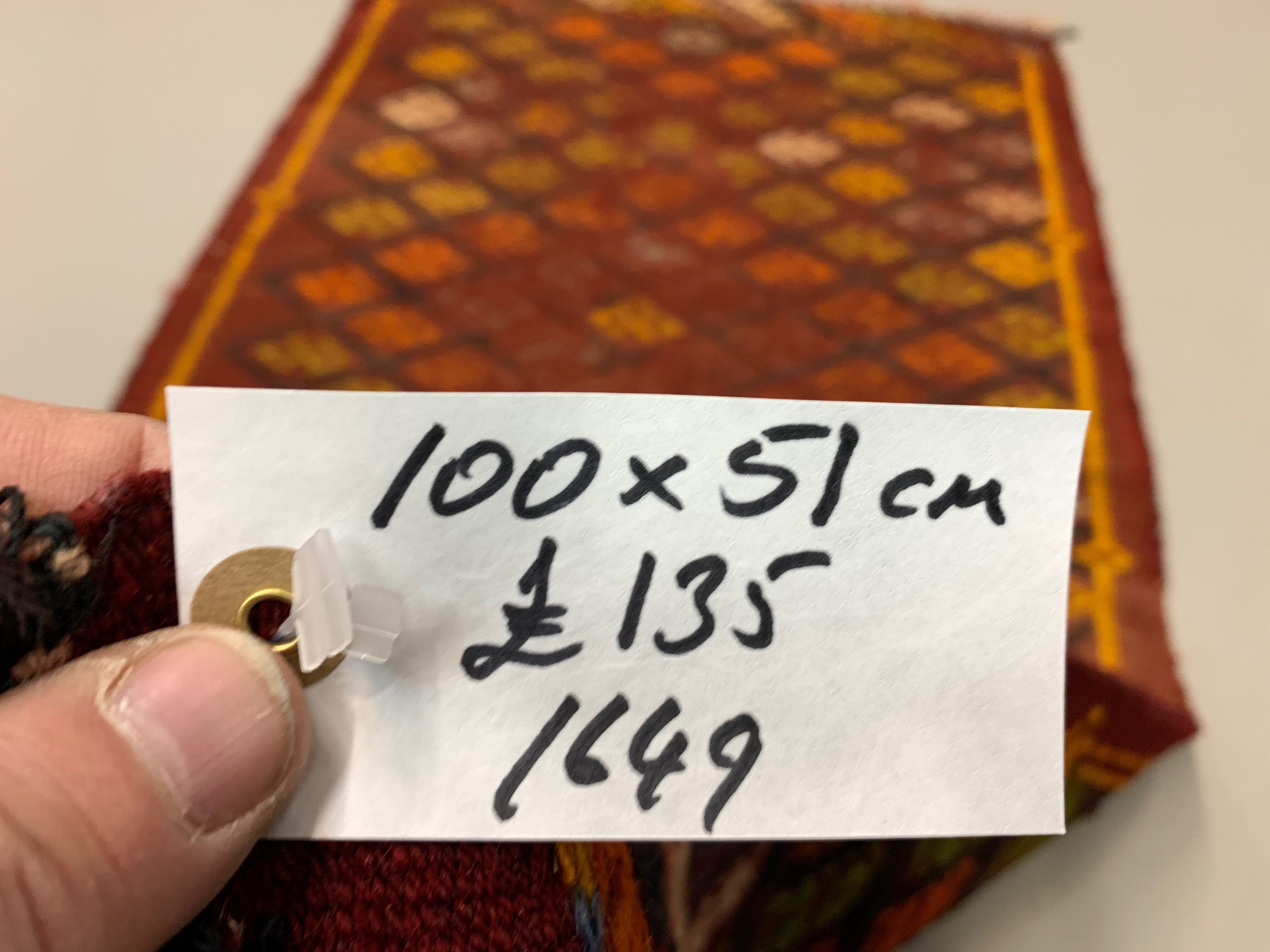 Vintage turkish mini kilim 100x51 cm shabby wool small kelim rug black,red