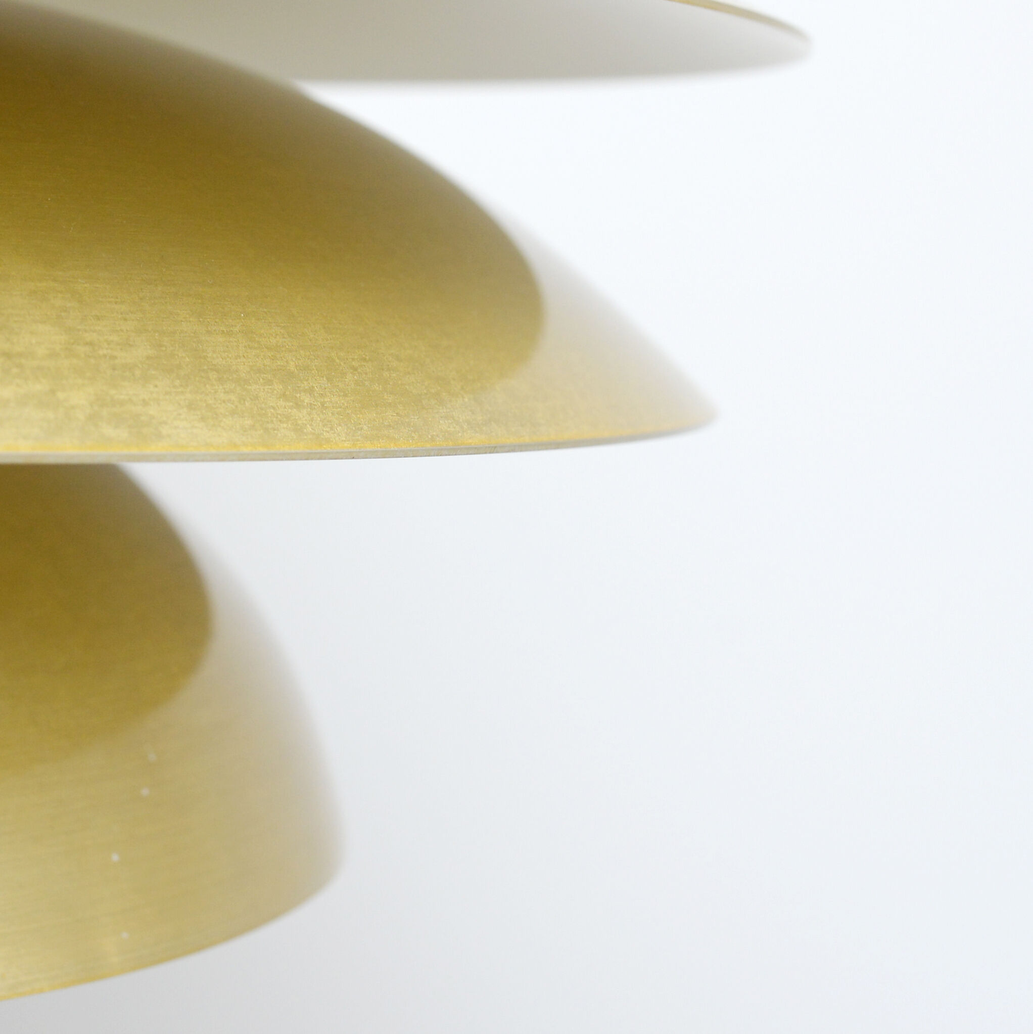 Golden vintage lamp, Denmark 1970s