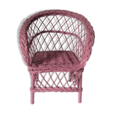 Chaise enfant osier