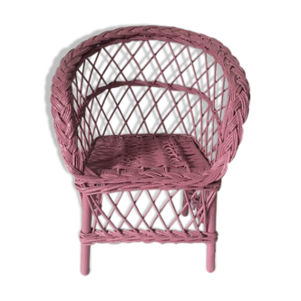 Wicker child chair