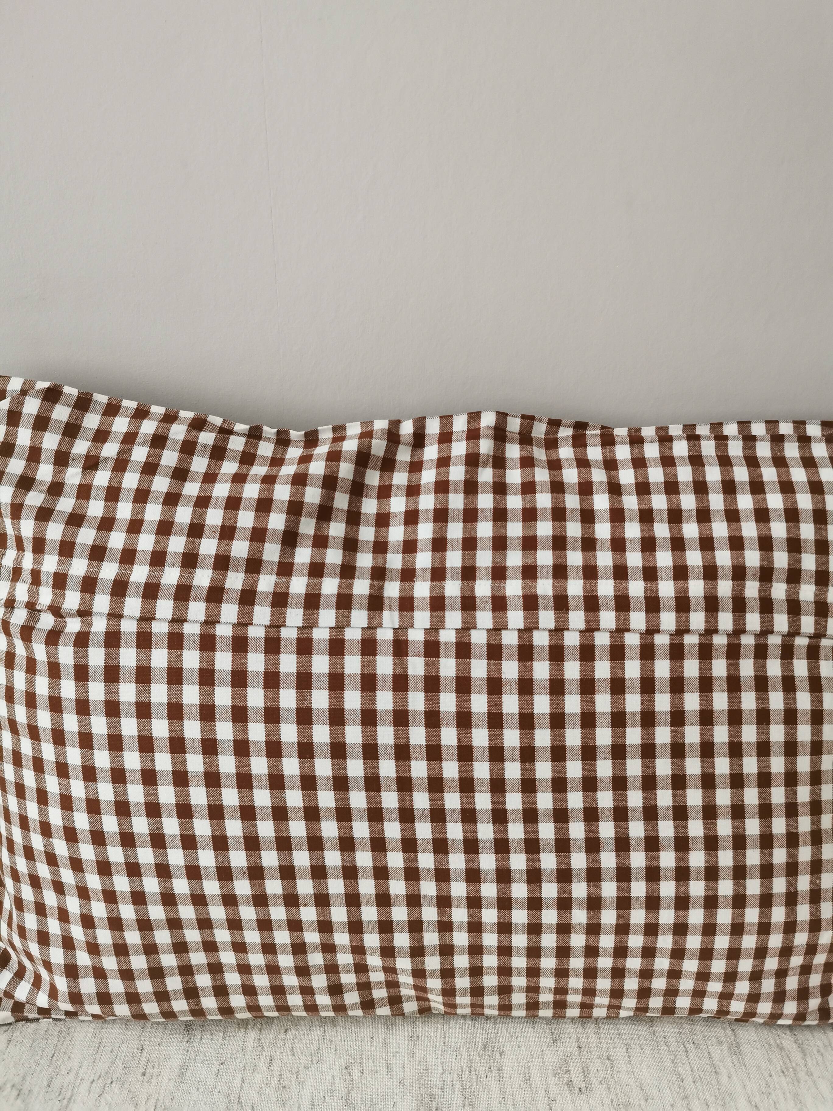 Vichy cushion – 60×40 cm