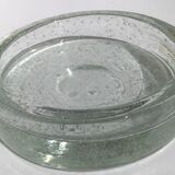 Vacuum pocket blown glass bubbled glassware Bendor